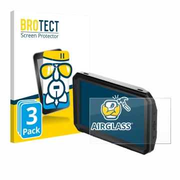 Parte frontale di una confezione del prodotto con il logo del marchio BROTECT. Accanto è raffigurato il dispositivo Blackmagic