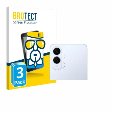 Parte frontale di una confezione del prodotto con il logo del marchio BROTECT. Accanto è raffigurato il dispositivo Samsung Ga