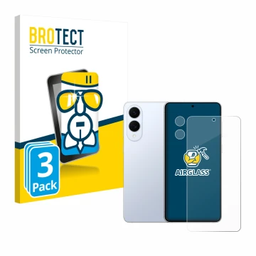 Parte frontale di una confezione del prodotto con il logo del marchio BROTECT. Accanto è raffigurato il dispositivo Samsung Ga