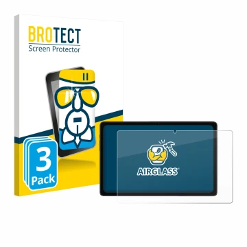 Parte frontale di una confezione del prodotto con il logo del marchio BROTECT. Accanto è raffigurato il dispositivo ZTE Blade 