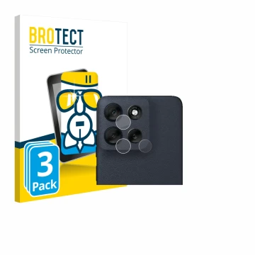 Parte frontale di una confezione del prodotto con il logo del marchio BROTECT. Accanto è raffigurato il dispositivo Motorola M