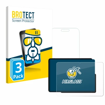 Parte frontale di una confezione del prodotto con il logo del marchio BROTECT. Accanto è raffigurato il dispositivo OnePlus Pa