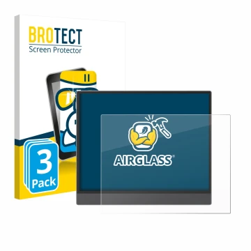 Parte frontale di una confezione del prodotto con il logo del marchio BROTECT. Accanto è raffigurato il dispositivo Boox Tab X