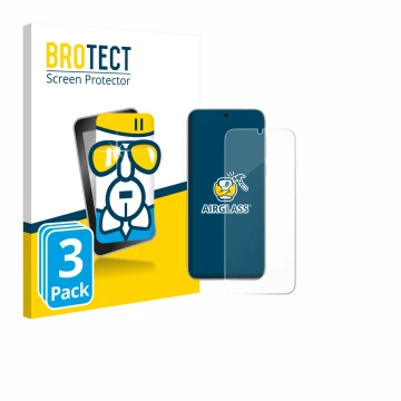 Parte frontale di una confezione del prodotto con il logo del marchio BROTECT. Accanto è raffigurato il dispositivo Huawei Pur