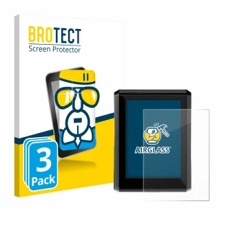 Parte frontale di una confezione del prodotto con il logo del marchio BROTECT. Accanto è raffigurato il dispositivo Shimano SC