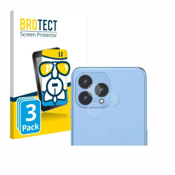 Parte frontale di una confezione del prodotto con il logo del marchio BROTECT. Accanto è raffigurato il dispositivo Cubot P80 