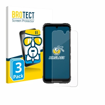 Parte frontale di una confezione del prodotto con il logo del marchio BROTECT. Accanto è raffigurato il dispositivo Hammer Bla