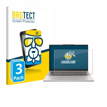 Parte frontale di una confezione del prodotto con il logo del marchio BROTECT. Accanto è raffigurato il dispositivo Lenovo Chr