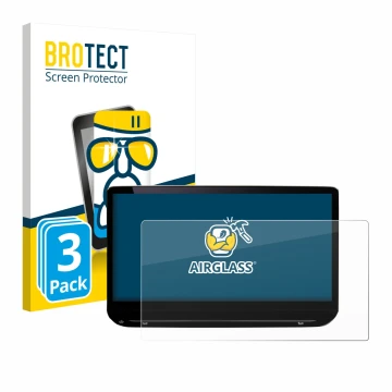 Parte frontale di una confezione del prodotto con il logo del marchio BROTECT. Accanto è raffigurato il dispositivo Skoda Octa