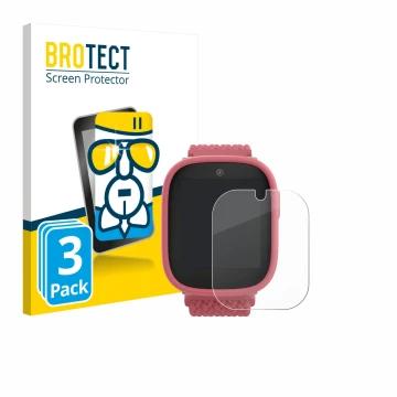 Parte frontale di una confezione del prodotto con il logo del marchio BROTECT. Accanto è raffigurato il dispositivo Xplora X6 