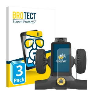 Parte frontale di una confezione del prodotto con il logo del marchio BROTECT. Accanto è raffigurato il dispositivo PowaKaddy 