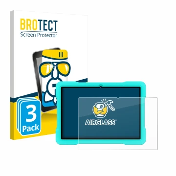 Parte frontale di una confezione del prodotto con il logo del marchio BROTECT. Accanto è raffigurato il dispositivo UJJ U8 con