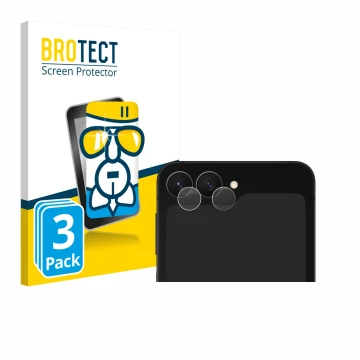 Parte frontale di una confezione del prodotto con il logo del marchio BROTECT. Accanto è raffigurato il dispositivo Samsung Ga