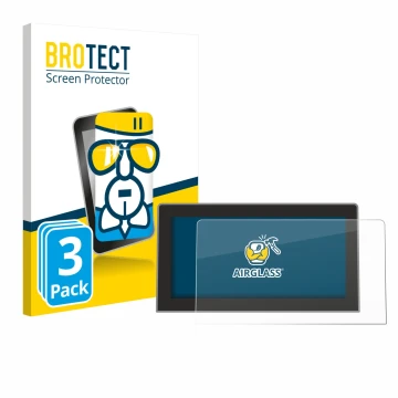 Parte frontale di una confezione del prodotto con il logo del marchio BROTECT. Accanto è raffigurato il dispositivo Volkswagen