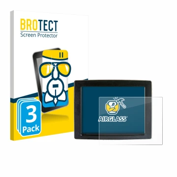 Parte frontale di una confezione del prodotto con il logo del marchio BROTECT. Accanto è raffigurato il dispositivo John Deere