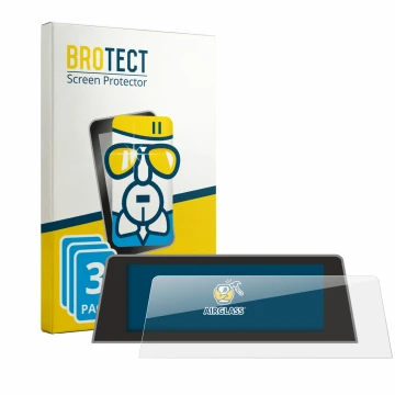Parte frontale di una confezione del prodotto con il logo del marchio BROTECT. Accanto è raffigurato il dispositivo BMW X3 G01