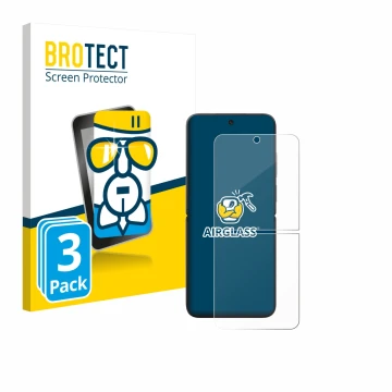 Parte frontale di una confezione del prodotto con il logo del marchio BROTECT. Accanto è raffigurato il dispositivo Xiaomi MIX