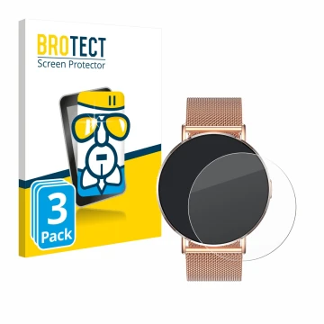Parte frontale di una confezione del prodotto con il logo del marchio BROTECT. Accanto è raffigurato il dispositivo Levowatch 