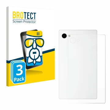Parte frontale di una confezione del prodotto con il logo del marchio BROTECT. Accanto è raffigurato il dispositivo The Minima