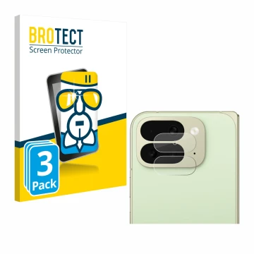 Parte frontale di una confezione del prodotto con il logo del marchio BROTECT. Accanto è raffigurato il dispositivo Google Pix