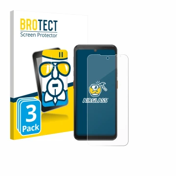 Parte frontale di una confezione del prodotto con il logo del marchio BROTECT. Accanto è raffigurato il dispositivo Summi L3 c