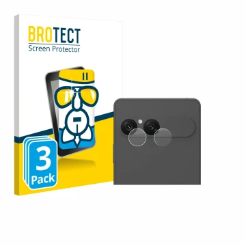 Parte frontale di una confezione del prodotto con il logo del marchio BROTECT. Accanto è raffigurato il dispositivo Sony Xperi