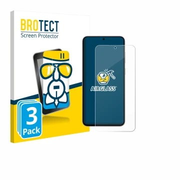 Parte frontale di una confezione del prodotto con il logo del marchio BROTECT. Accanto è raffigurato il dispositivo Samsung Ga