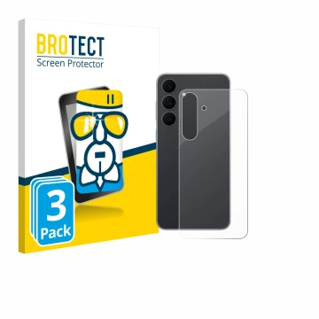 Parte frontale di una confezione del prodotto con il logo del marchio BROTECT. Accanto è raffigurato il dispositivo Samsung Ga