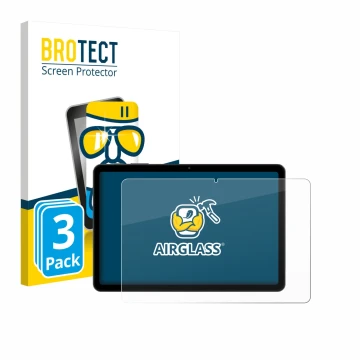 Parte frontale di una confezione del prodotto con il logo del marchio BROTECT. Accanto è raffigurato il dispositivo Tabwee T80
