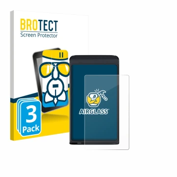 Parte frontale di una confezione del prodotto con il logo del marchio BROTECT. Accanto è raffigurato il dispositivo Vasco Tran