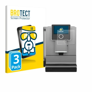 Parte frontale di una confezione del prodotto con il logo del marchio BROTECT. Accanto è raffigurato il dispositivo Nivona NIC