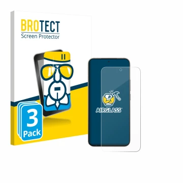 Parte frontale di una confezione del prodotto con il logo del marchio BROTECT. Accanto è raffigurato il dispositivo Xiaomi 15T