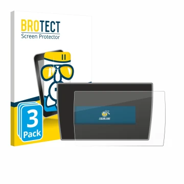 Parte frontale di una confezione del prodotto con il logo del marchio BROTECT. Accanto è raffigurato il dispositivo BMW i3 201