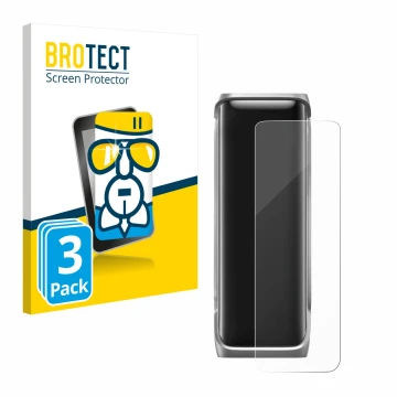 Parte frontale di una confezione del prodotto con il logo del marchio BROTECT. Accanto è raffigurato il dispositivo EcoFlow Ra