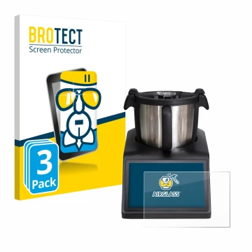 Parte frontale di una confezione del prodotto con il logo del marchio BROTECT. Accanto è raffigurato il dispositivo Ufesa Tota