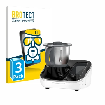 Parte frontale di una confezione del prodotto con il logo del marchio BROTECT. Accanto è raffigurato il dispositivo TOKIT Omni