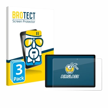 Parte frontale di una confezione del prodotto con il logo del marchio BROTECT. Accanto è raffigurato il dispositivo Doogee U13