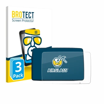 Parte frontale di una confezione del prodotto con il logo del marchio BROTECT. Accanto è raffigurato il dispositivo Leapmotor 