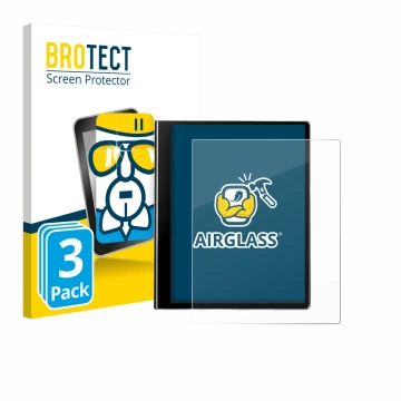 Parte frontale di una confezione del prodotto con il logo del marchio BROTECT. Accanto è raffigurato il dispositivo eazeye Pap