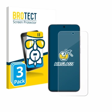 Parte frontale di una confezione del prodotto con il logo del marchio BROTECT. Accanto è raffigurato il dispositivo Vivo X300 