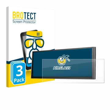 Parte frontale di una confezione del prodotto con il logo del marchio BROTECT. Accanto è raffigurato il dispositivo Krunia 9.2