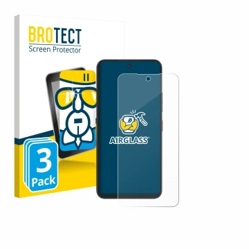 Parte frontale di una confezione del prodotto con il logo del marchio BROTECT. Accanto è raffigurato il dispositivo Telekom T 