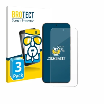 Parte frontale di una confezione del prodotto con il logo del marchio BROTECT. Accanto è raffigurato il dispositivo Oppo Reno 