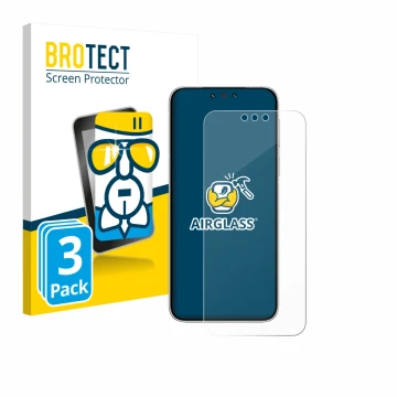 Parte frontale di una confezione del prodotto con il logo del marchio BROTECT. Accanto è raffigurato il dispositivo Huawei Mat