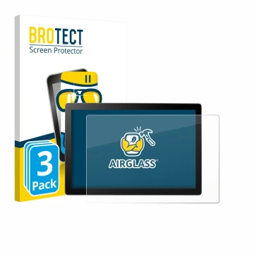 Parte frontale di una confezione del prodotto con il logo del marchio BROTECT. Accanto è raffigurato il dispositivo Wacom Cint