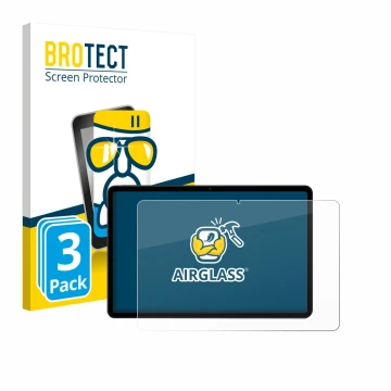 Parte frontale di una confezione del prodotto con il logo del marchio BROTECT. Accanto è raffigurato il dispositivo Xiaomi Poc