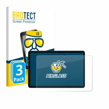 Parte frontale di una confezione del prodotto con il logo del marchio BROTECT. Accanto è raffigurato il dispositivo Xiaomi Red