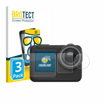 Parte frontale di una confezione del prodotto con il logo del marchio BROTECT. Accanto è raffigurato il dispositivo SVBONY SVG