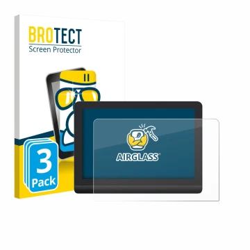 Parte frontale di una confezione del prodotto con il logo del marchio BROTECT. Accanto è raffigurato il dispositivo XP-Pen Art