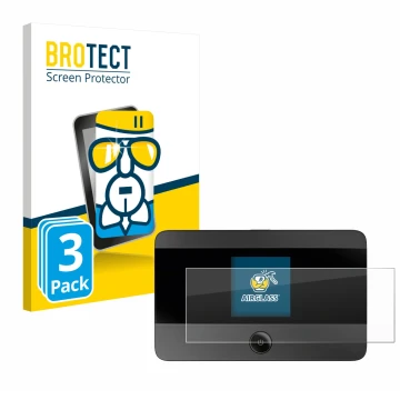 Parte frontale di una confezione del prodotto con il logo del marchio BROTECT. Accanto è raffigurato il dispositivo TP-Link M7